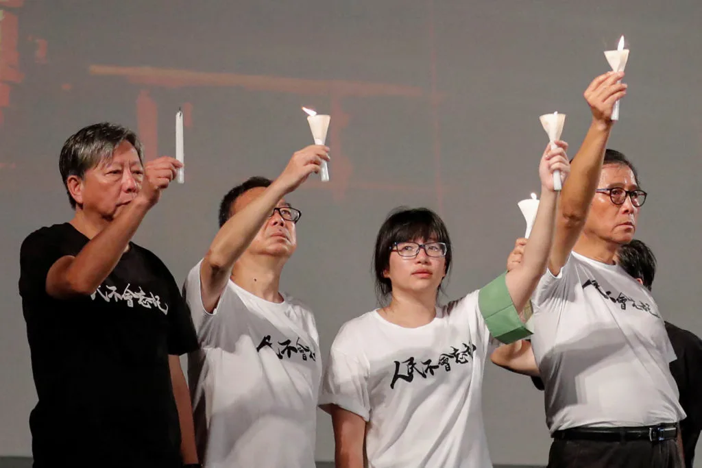 2 organizers of Hong Kong's Tiananmen vigils convicted in national security case