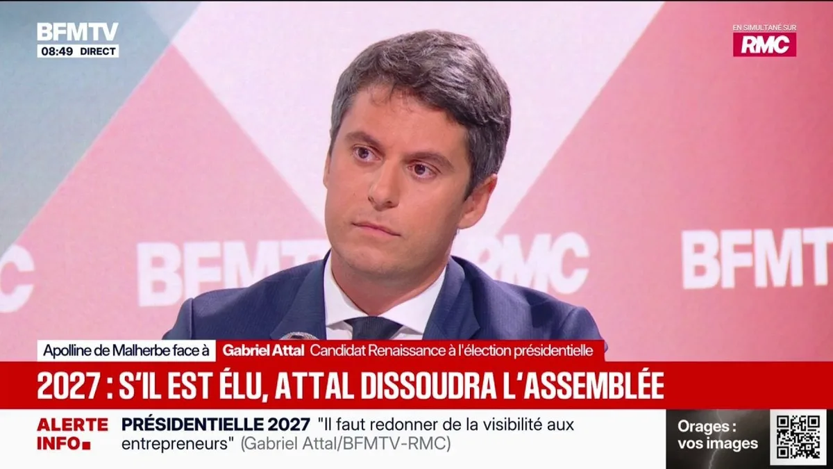 “Je ne l’ai pas vu sombrer”: Gabriel Attal évoque la consommation de drogue de son ancien conseiller en communication Louis Jublin
