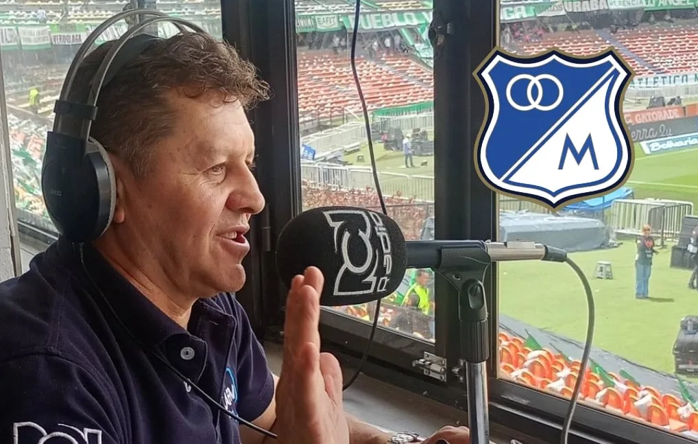 Periodista deportivo acusado de xenofobia contra hinchas de Millonarios en Medellín ofreció disculpas, pero dijo “no retiro lo dicho”