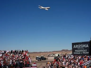 Trump defends gifted Air Force One from Qatar and makes 2nd Amendment pitch as he campaigns for GOP