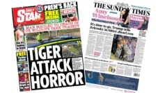 'Tiger attack horror' and Trump tells Zelensky 'time to go'