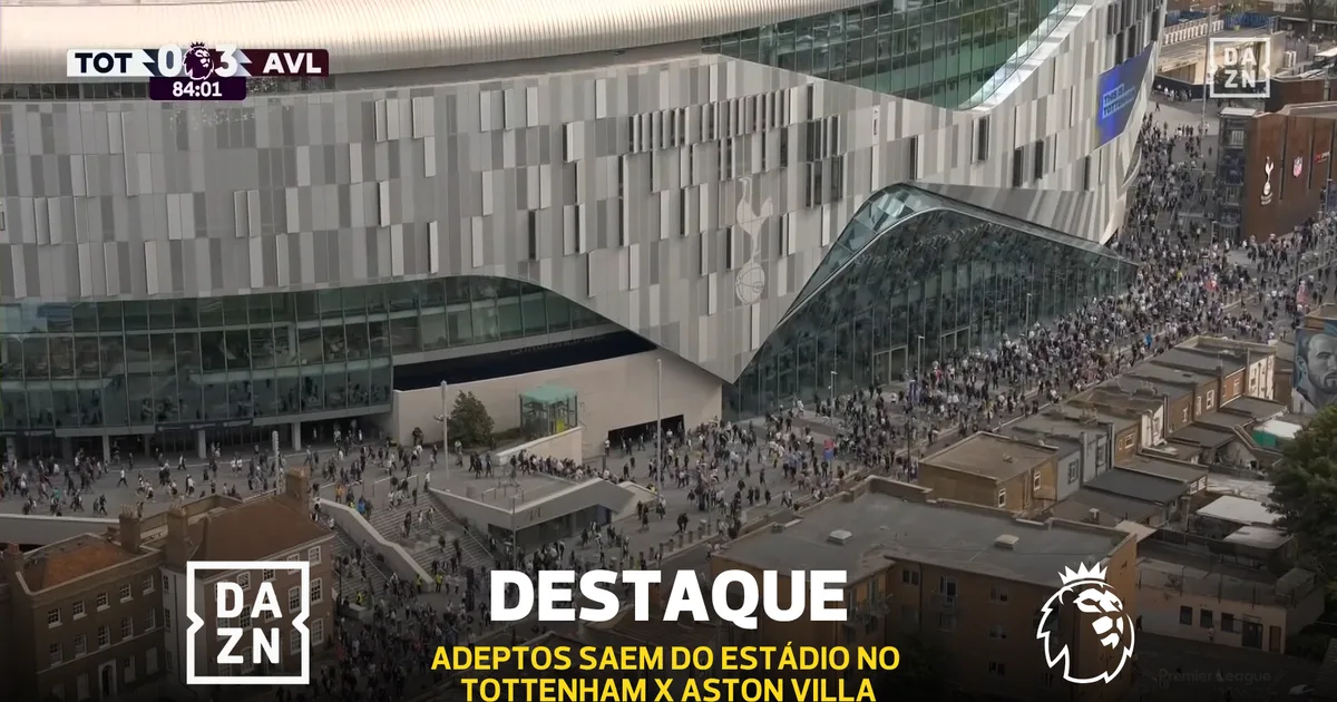 Adeptos do Tottenham começaram a sair... e equipa estreou-se a marcar
