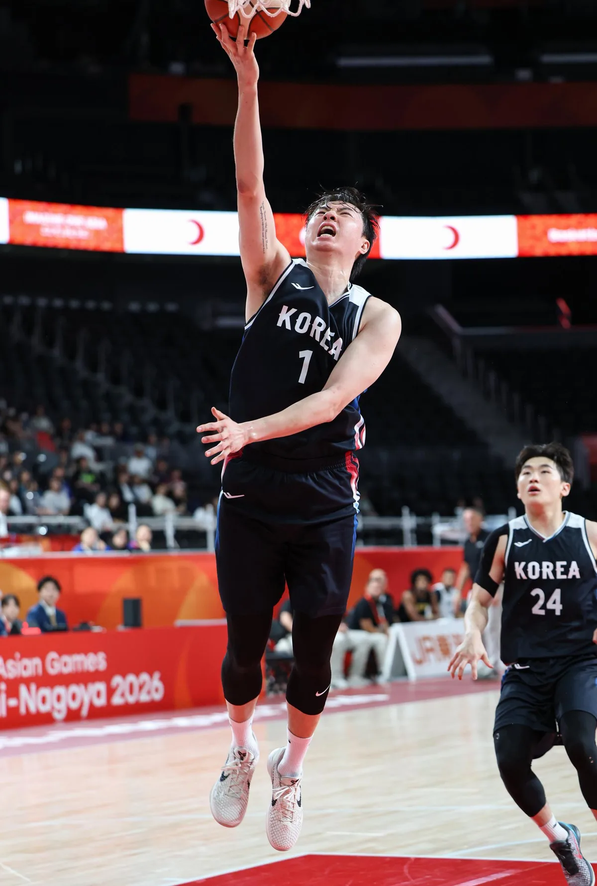이현중 28점…한국 남자 농구, ‘중동 강호’ 요르단 대파하고 2026 아시안게임 준결승 선착
