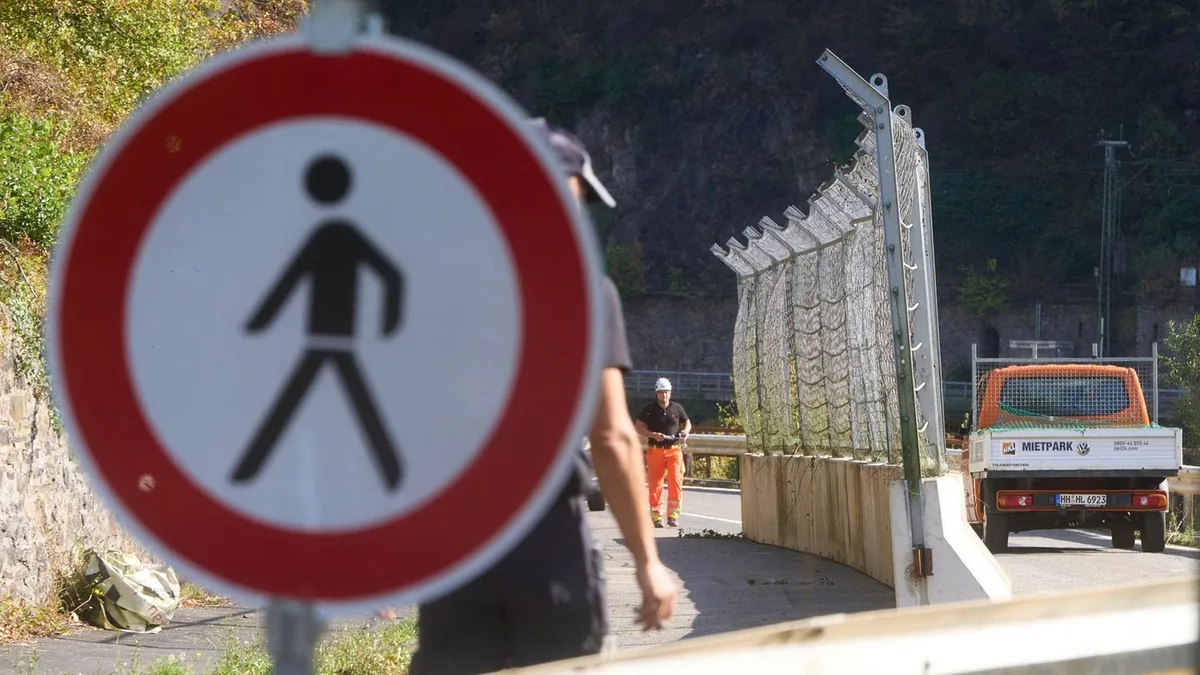 Loreley: Bundesstraße nach Felssturz wieder einspurig befahrbar