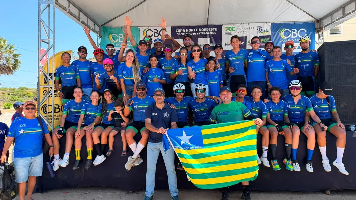Copa Norte e Nordeste de Ciclismo: seleção piauiense conquista 13 medalhas na competição