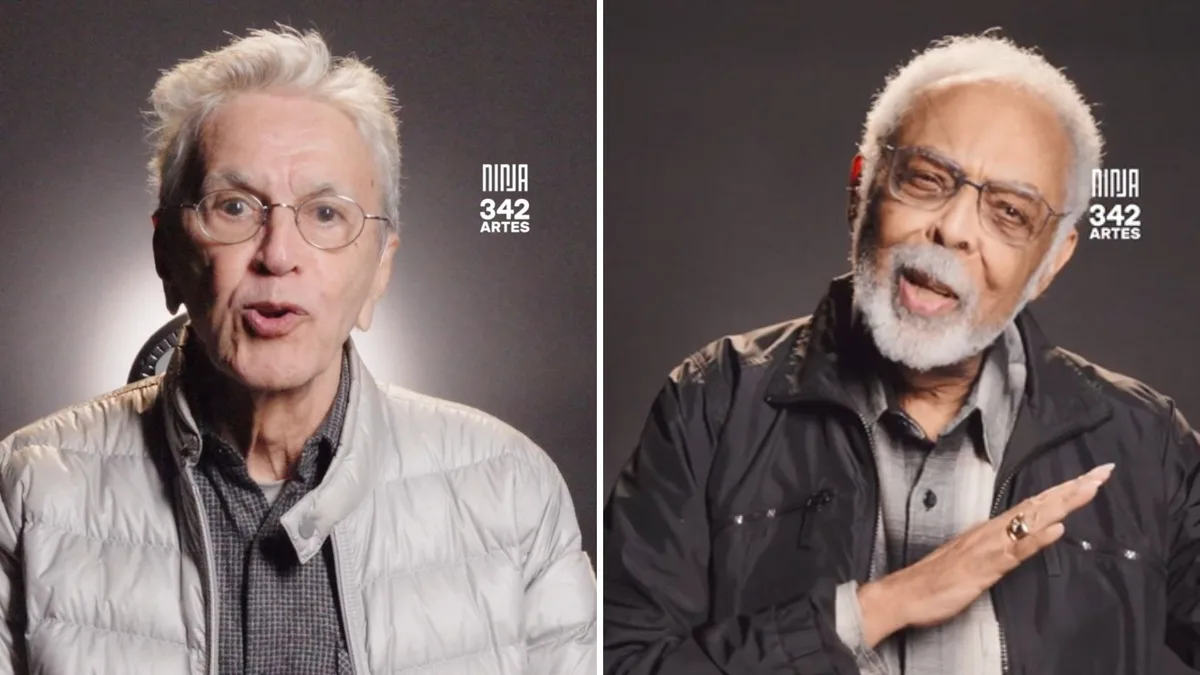 Com Caetano e Gil, artistas lançam campanha em apoio a Lula