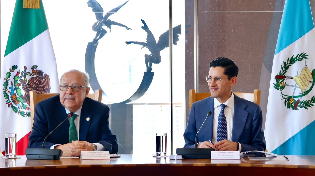 Roberto Velasco y canciller de Guatemala revisan agenda de seguridad y migración