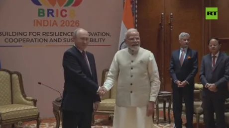 Putin in New Delhi: Modi and Ramaphosa join to address forum plenary