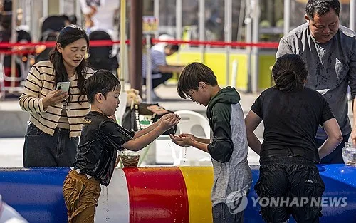 [픽! 남원] 미꾸리 잡기 여념 없는 아이들