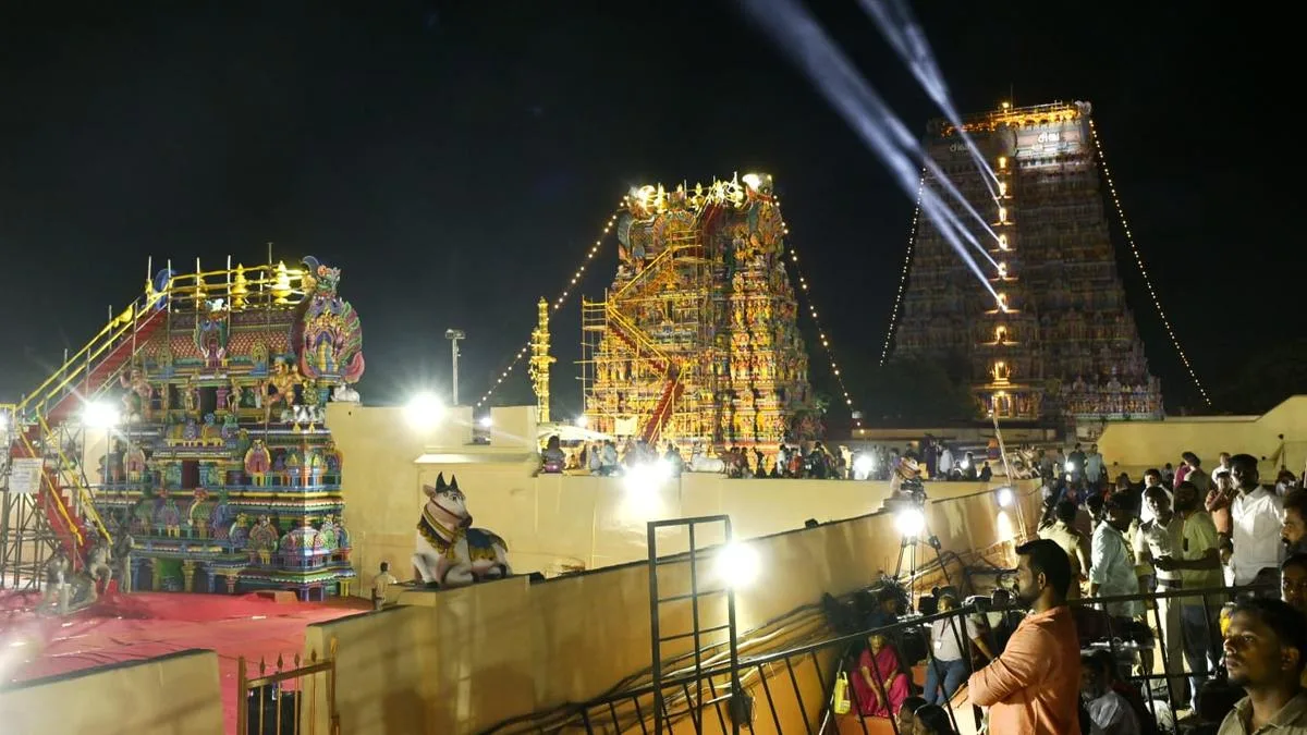 Meenakshi Sundareswarar temple kumbabishekam begins