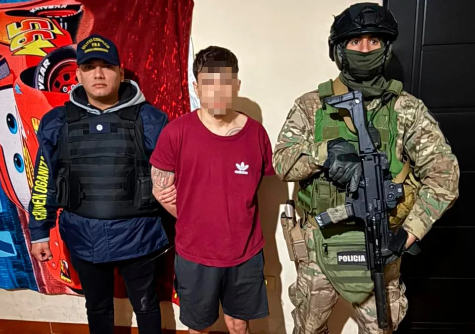 La caída de Paranacito: tiene 24 años, lo acusan de liderar una banda narco y de encargar asesinatos a sicarios