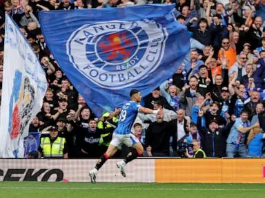 Rangers beat Celtic 3-0 in the first Old Firm derby of the season