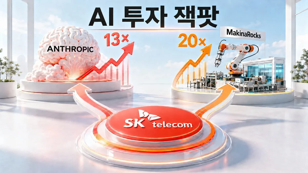 [비즈톡톡] “본업 뛰어넘은 AI 투자 성과”… SK텔레콤, 앤트로픽 13배·마키나락스 20배 이상 ‘잭팟’