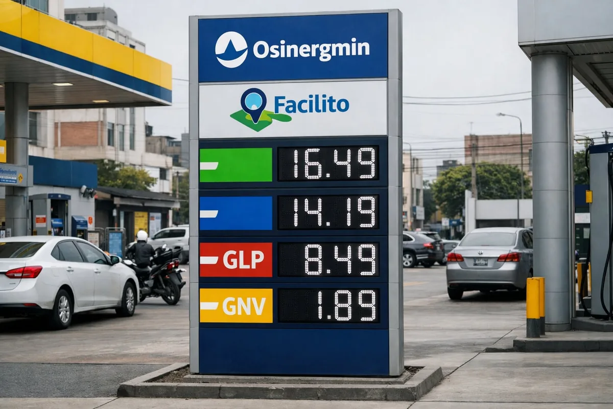 Precio del GNV, GLP, Diésel y gasolina en Perú para hoy, jueves 20 de agosto de 2026