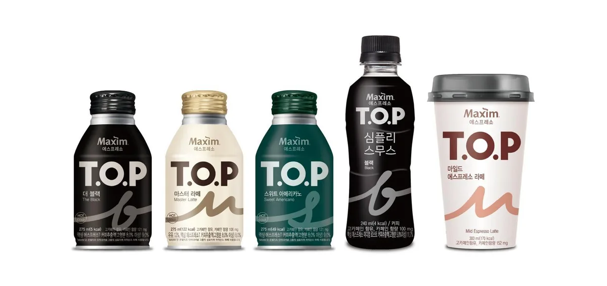 바닐라향 더하고 라벨 덜고… RTD 커피 대표 ‘맥심 티오피’ 변신