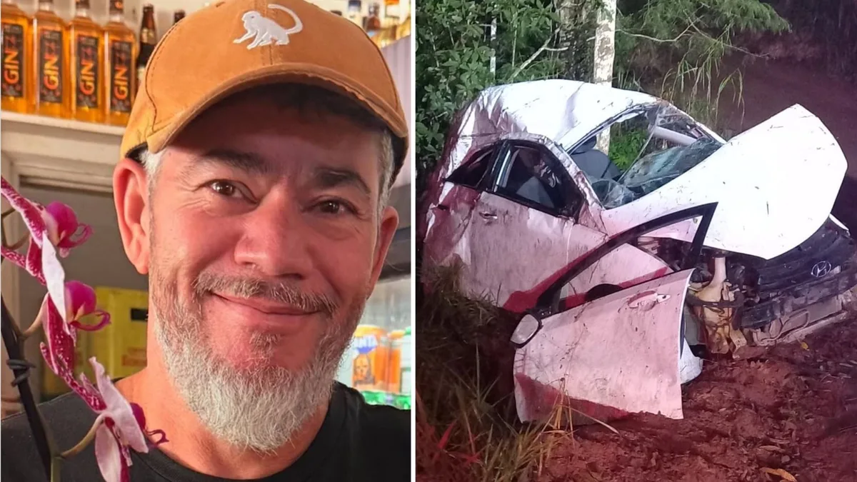 Dono de bar tradicional nas montanhas capixabas morre após carro capotar na BR-262, em Marechal Floriano