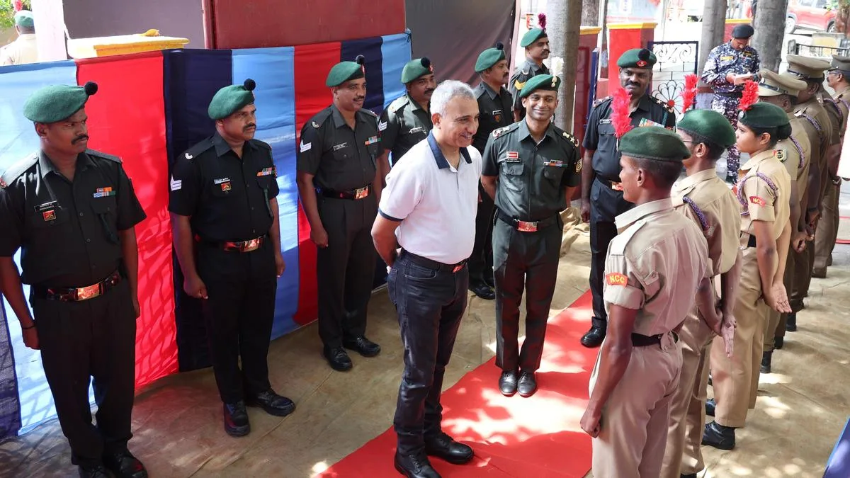 Deputy Director General of NCC Directorate visits 14th (Tamil Nadu) Battalion NCC