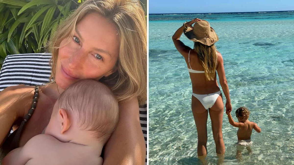 Gisele Bündchen sobre volver a ser madre a los 44 años: “Es un regalo en este momento de mi vida”