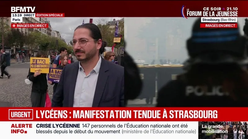 Mobilisation lycéenne: "Il ne faut pas qu'Édouard Geffray prenne ses rêves pour la réalité", répond Aurélien Le Coq, député LFI, au ministre de l'Éducation nationale sur la baisse du nombre de blocages