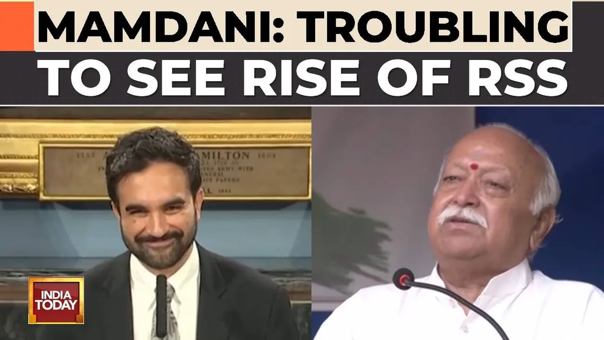 Mohan Bhagwat In NY For Mega RSS Event At MSG; Zohran Mamdani Opposes Centenary Global Outreach