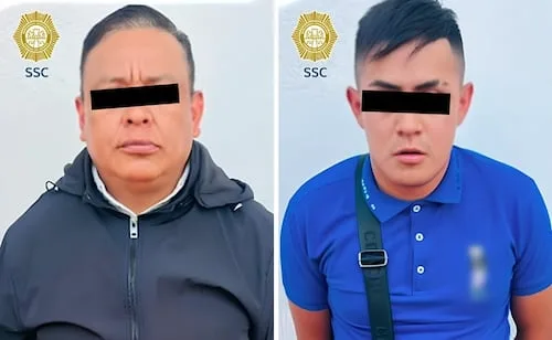 Detienen a dos sujetos por robo en el barrio de La Merced; estarían relacionados con cobros de piso a comerciantes ambulantes