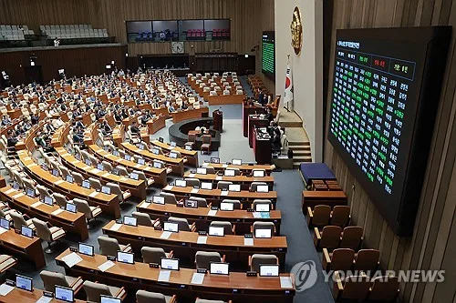 '패스트트랙 심사 330일→90일로 단축' 법안, 與주도 국회 통과