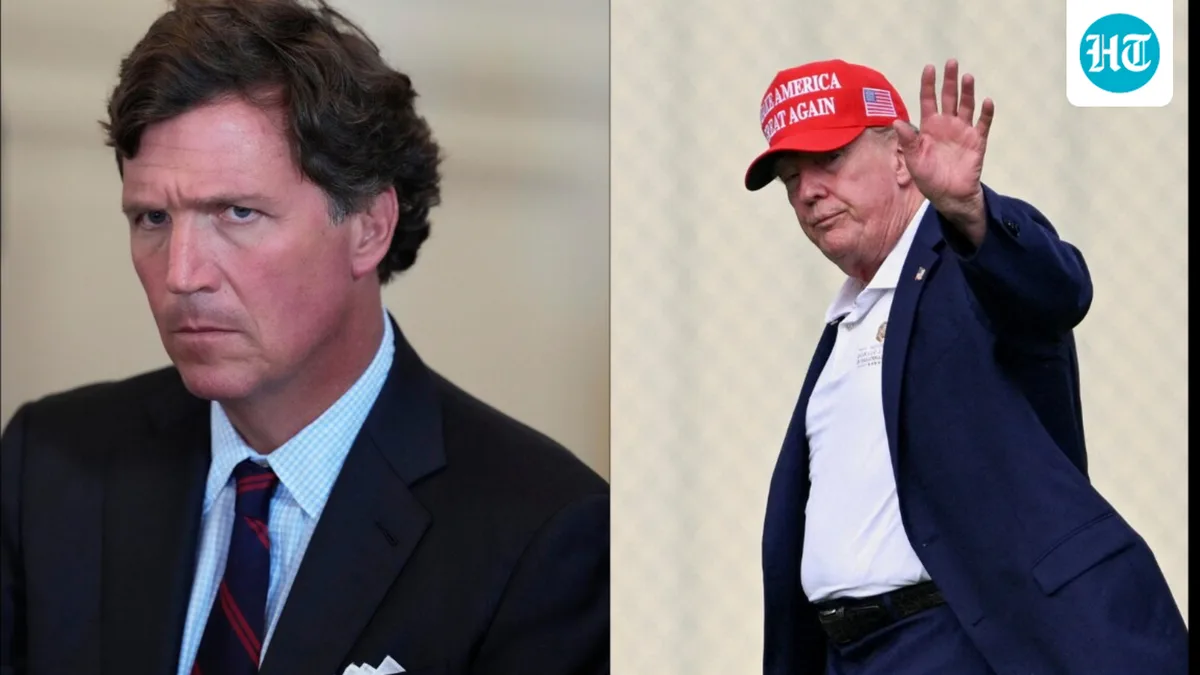 Tucker Carlson vs Donald Trump row: 5 insults from POTUS towards podcaster, Thomas Massie, Marjorie Taylor Greene