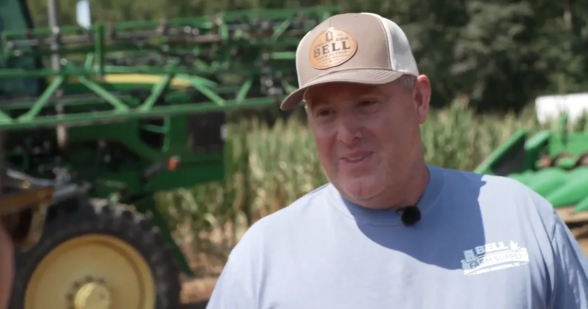 Farmer who voted for Trump says farmers were "