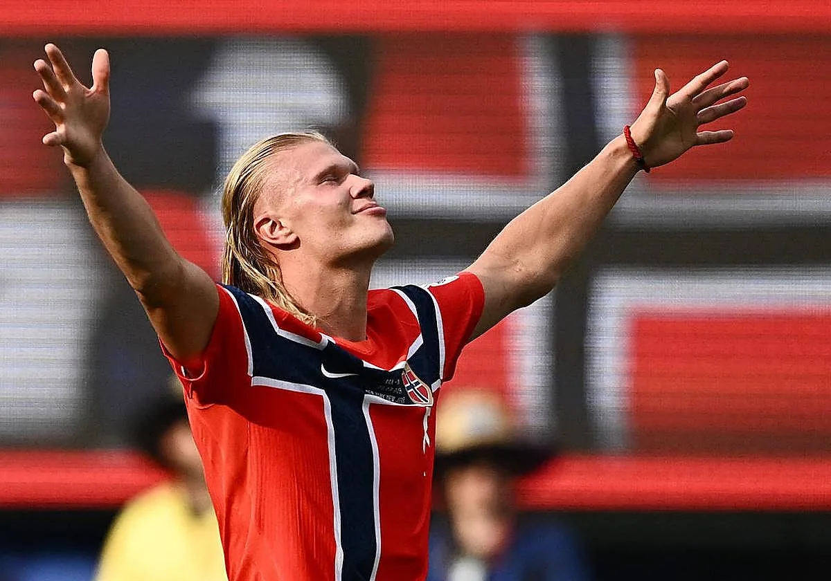 El nuevo look de Haaland: Adiós al pelo largo
