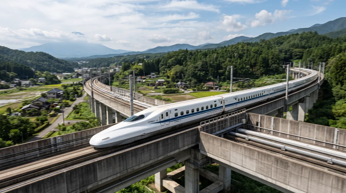 Flutuando sobre campos magnéticos, este trem de levitação japonês cravou o recorde mundial absoluto de velocidade sobre terra para passageiros ao bater impressionantes 603 km/h
