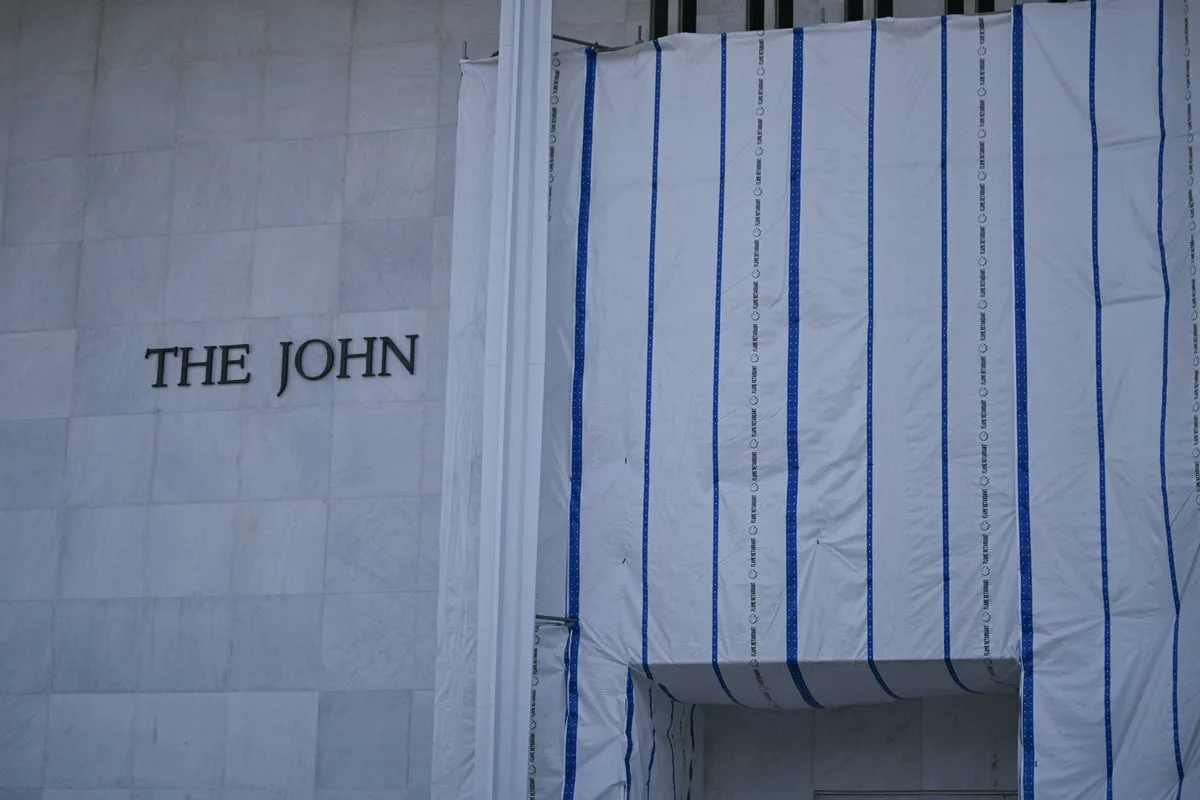Trump’s Kennedy Center finally reveals why a massive tarp and scaffolding are still covering up the entrance