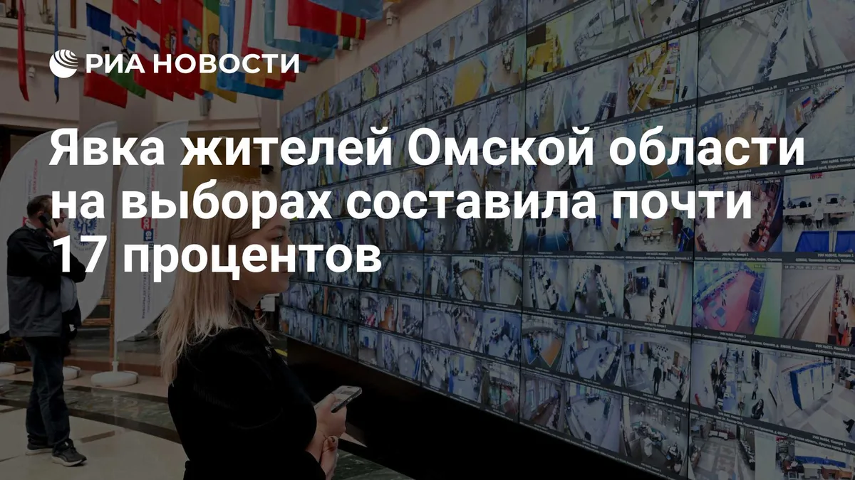 Явка жителей Омской области на выборах составила почти 17 процентов