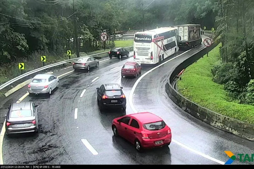 Chuva interdita serra antiga da Tamoios; saiba como estão as estradas de SP
