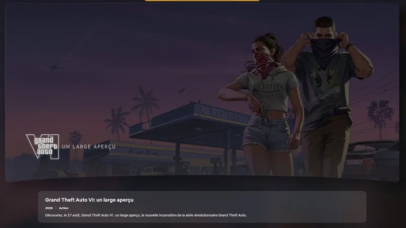 Bande-annnonce de GTA VI: la plateforme Netflix subit une panne au moment du lancement