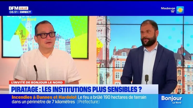 Damien Bancal, journaliste expert en cybersécurité, invité de Bonjour le Nord