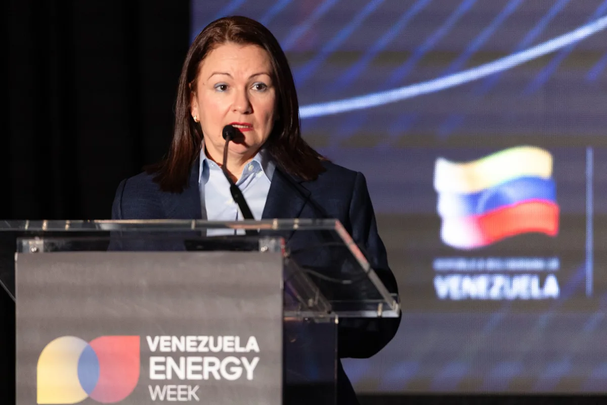 La ministra venezolana de Hidrocarburos ofreció en EEUU un “abanico” de inversiones en crudo y gas