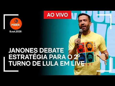 Ao vivo: Janones debate estratégia de Lula para o 2º turno em live