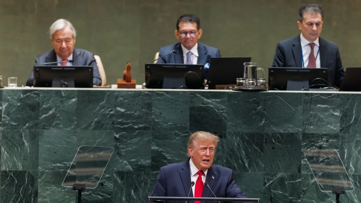 Trump aprovecha el plató de la ONU para amenazar a Irán si no pacta "después de las midterm": "Lo aniquilaremos"