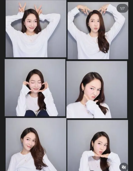 제시카, 여전한 아이돌美···토끼 귀·볼 하트가 자연스러워