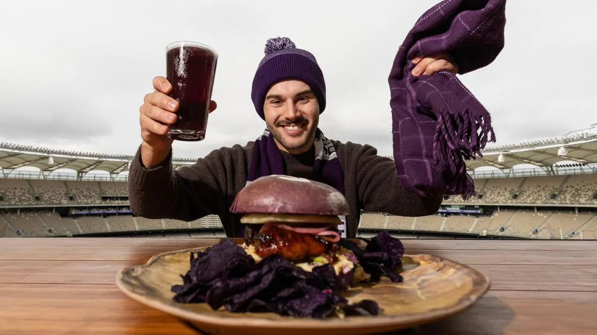 Fremantle Dockers hype continues to grow at Optus Stadium with a purple menu for Thursday’s blockbuster final