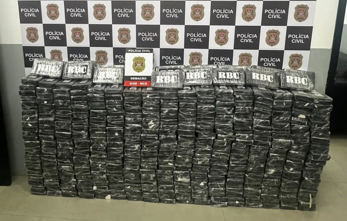 Polícia apreende mais de 400 quilos de cocaína em Guararema