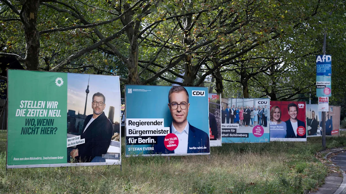 Eine Partei besonders betroffen - Mehr als 1300 Angriffe auf Wahlplakate in Berlin