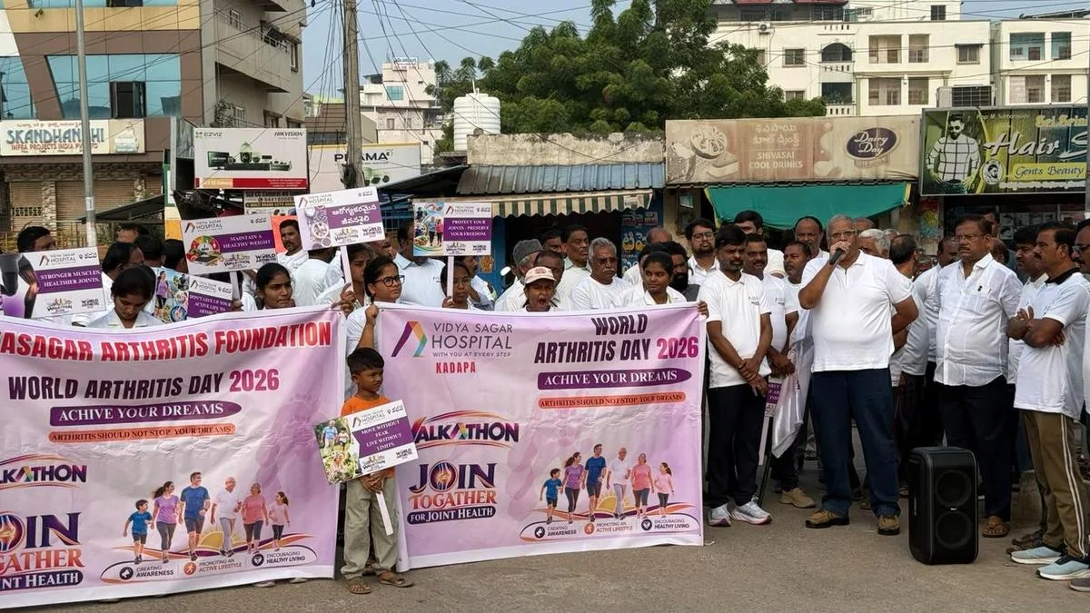 Awareness events across Kadapa, Nellore mark World Arthritis Day 2026