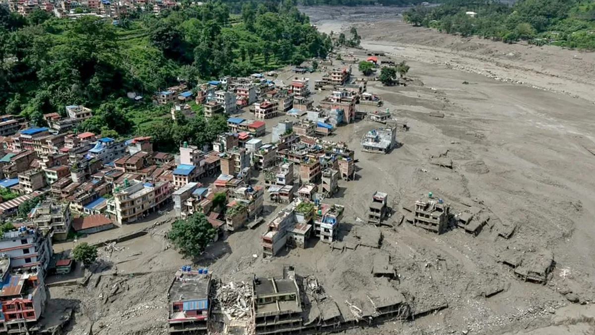 Verheerende Sturzflut: Mehr als 1300 Menschen in Nepal und Tibet vermisst