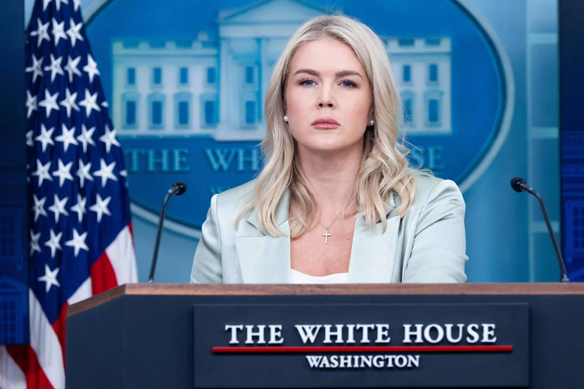 Trump anuncia sa�da de Karoline Leavitt do cargo de porta-voz da Casa Branca