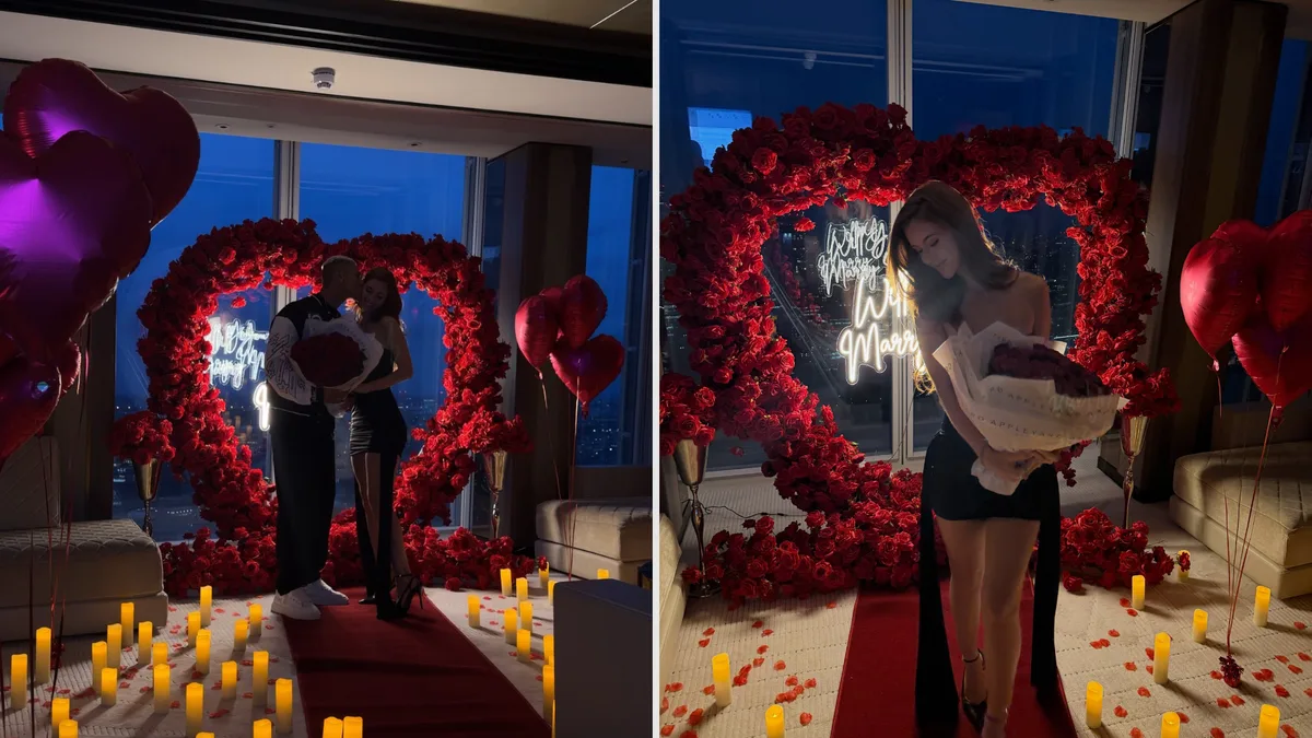 Capixaba Richarlison pede Amanda Araújo em casamento em Londres