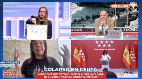 Una diputada del PP pierde los papeles en directo con Pablo Fernández: "Hay que ser gilipollas"
