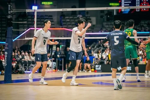 남자배구, 호주 꺾고 아시아선수권 3위…2027년 월드컵 진출