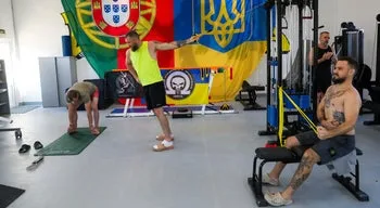 Militares ucranianos em Portugal para reabilitação