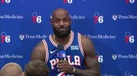LeBron estreia pelo 76ers com derrota em partida da pré-temporada da NBA